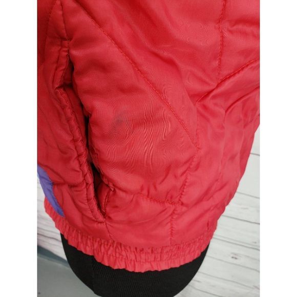 A Creation by Cloud 9 1980s stripe puffer vest size small - Picture 2 of 13